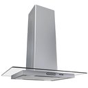 Ver imagem 1 de Coifa Ilha 75cm Vidro Reto Fogatti Inox 110v