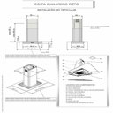 Ver imagem 7 de Coifa Ilha 75cm Vidro Reto Fogatti Inox 110v