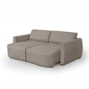 Ver imagem 7 de Sofá Cama Retrátil Itália 4 Lugares Design Orgânico em Linho Sala de Estar - 232 Cm