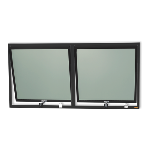 Maxim-Ar Alumínio 2SEÇÕES 60 x 120 Plus V.Boreal Preto Brimak