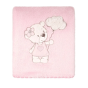 Ver imagem 1 de Manta Bebe Microfibra Soft Baby Bordada 85 Cm X 1,00 M:ursa Nuvem Rosa