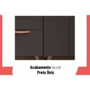 Ver imagem 4 de Kit de Cozinha Completa 4 Peças Thela Emília (2 Armários + 2 Balcões) Preto - Telasul