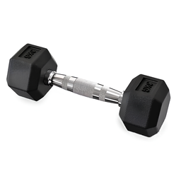 Fit Kit 2x Halteres com Borracha / Barra de Metal - 3kg - 7