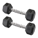 Ver imagem 6 de Fit Kit 2x Halteres com Borracha / Barra de Metal - 3kg