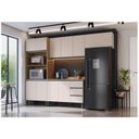 Ver imagem 1 de Cozinha Modulada 5 Peças Tampo Aéreo 3 Portas Balcão 2 Portas Paneleiro Marrom/Montana/Fumê