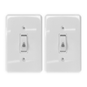 Kit 2 Pulsador para Campainha Embutir 4x2 Ilumi Cor:branco - 1