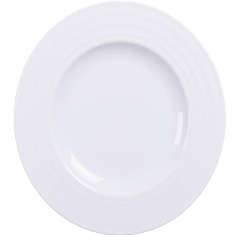 Prato Sobremesa Branco 21cm Porcelana Vibrare Tramontina Avulso Bolo Torta Doces