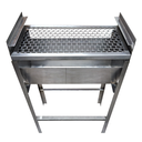 Ver imagem 1 de Churrasqueira Inox (modelo 63) - Inox 430 - 50x25x83 Cm
