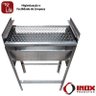 Churrasqueira Inox (modelo 63) - Inox 430 - 50x25x83 Cm - 2