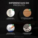 Ver imagem 4 de Cabeceira King Size Adelle 195cm C/ Frame Suede Preto
