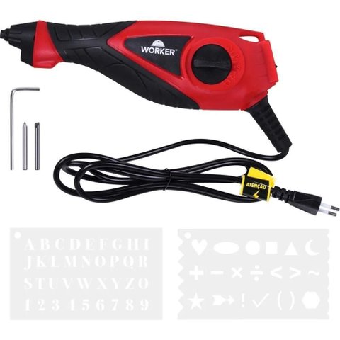 Gravador Elétrico Led 9 Posições Worker 110v