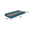 Ver imagem 3 de Cama Auxiliar para Beliche Infantil Azul/Secreto