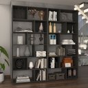 Ver imagem 3 de Estante para Livros Podcast 10 Prateleiras Preto - Panorama Móveis