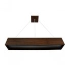 Ver imagem 5 de Pendente Wood Retângular 120x10cm - 01 Luz G12 Cor:imbuia