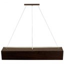Ver imagem 4 de Pendente Wood Retângular 120x10cm - 01 Luz G12 Cor:imbuia