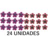 Kit 24 Lixas de Unhas em E.v.a. Flor Lembrancinha Manicure - 1