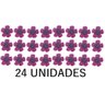 Kit 24 Lixas de Unhas em E.v.a. Flor Lembrancinha Manicure - 3