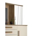 Ver imagem 5 de Cômoda 5 Gavetas 2 Portas com Espelho Estrela