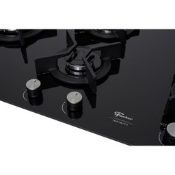 Cooktop 5Q TC Infinity DUO Gás Mesa Vidro Bivolt Fischer - 6