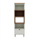 Ver imagem 3 de Torre Quente 70cm P/ 2 Fornos Cozinha Modulada Provençal Mdf Cor:mint com Ébano