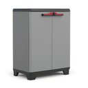 Ver imagem 1 de Armário Multiuso Plástico Stillo Baixo Cinza Preto Keter