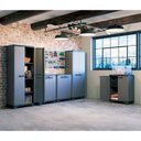 Ver imagem 3 de Armário Multiuso Plástico Stillo Baixo Cinza Preto Keter