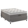 Cama Box Queen Molas Ensacadas Palermo Grey Portobel 158x198x72 - 3
