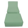 Chaise Tiktok Sofá Cama 2 Lugares com Puff Verde Menta para Redes Sociais Bz Home Decor - 4