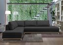 Ver imagem 1 de Sofá de Canto em L , Chaise Lado Esquerdo - EGO002: Preto