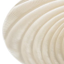 Centro de Mesa de Vidro Concha Perolada 33cm X 8,5cm - Wolff - 4