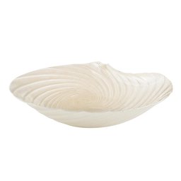 Centro de Mesa de Vidro Concha Perolada 33cm X 8,5cm - Wolff - 2