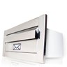 Caixa De Correio Moderna Inox De Embutir - 30 CM - 1