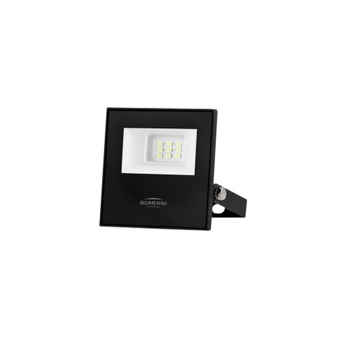 Refletor Blumenau Led Play 10w Preto Bivolt 6500k Luz Branca