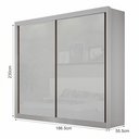 Ver imagem 3 de Guarda Roupa Casal sem Espelho 2 Portas 3 Gavetas São Paulo