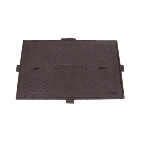 Tampa Tampão Simples Ferro Fibra Óptica Telefonia 109x55cm