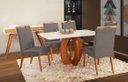 Ver imagem 1 de Mesa de Jantar + 6 Cadeiras Paris Tampo Atenas 160 Cm a 10