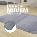 Ver imagem 3 de Tapete Nuvem 50x70cm Antiderrapante Banheiro Absorção Rápida Macio Confortável para Saída de Box