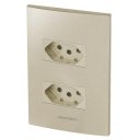 Ver imagem 1 de Conjunto 2 Tomadas 10a - Inova Champanhe - Acp05