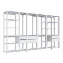 Ver imagem 3 de Guarda Roupa Closet 6 Peças com 3 Cabideiros 6 Gavetas 16 Nichos Easy