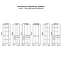 Ver imagem 6 de Guarda Roupa Closet 6 Peças com 3 Cabideiros 6 Gavetas 16 Nichos Easy Branco