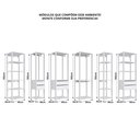 Ver imagem 6 de Guarda Roupa Closet 6 Peças com 3 Cabideiros 6 Gavetas 16 Nichos Easy