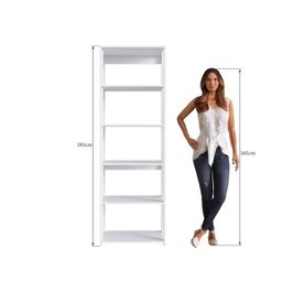 Estante para Livros Modular 3 Peças com 2 Gavetas e 14 Nichos Easy - 13
