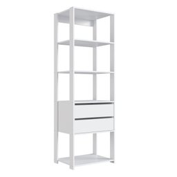 Estante para Livros Modular 3 Peças com 2 Gavetas e 14 Nichos Easy - 15
