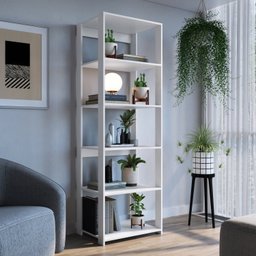 Estante para Livros Modular 3 Peças com 2 Gavetas e 14 Nichos Easy - 14