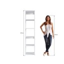 Ver imagem 7 de Guarda Roupa Closet 2 Peças com 1 Cabideiro 2 Gavetas e 6 Nichos Easy Branco