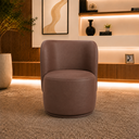 Ver imagem 2 de Poltrona Decorativa Bia Orgânica Corino Recepção Sala Estar Quarto