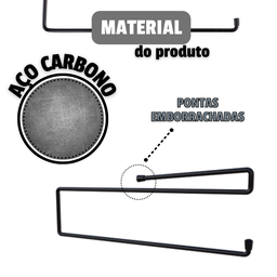 Suporte Porta Papel Toalha Armário Prateleira Cozinha - 3