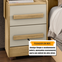 Ver imagem 3 de Cabeceira Casal Extensível com 2 Mesas de Cabeceira 4 Gavetas com Tomada Síria