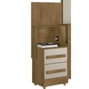 Ver imagem 5 de Cabeceira Casal Extensível com 2 Mesas de Cabeceira 4 Gavetas 2 Tomadas Síria