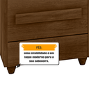 Ver imagem 5 de Cabeceira Casal Extensível com 2 Mesas de Cabeceira 4 Gavetas com Tomada Síria